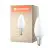 Ledvance Classic LED E14 Bougie Dépolie 3.4W 470lm - 827 Blanc Très Chaud | Équivalent 40W