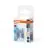 Pack duo 2x Osram Halostar Four G4 Capsule 20W 300lm - 929 Blanc Très Chaud