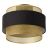 Ledvance Decor Hornet Plafonnier Noir | 300mm - Convient pour E27