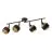 Ledvance Decor Spot Hornet Plafond Spot Noir 4x2.8W - 827 Blanc Très Chaud | Incl. 4x E14