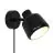 Nordlux Louella Applique Murale Noir | Convient pour E14