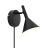Nordlux Kelvis Applique Murale Noir | Convient pour GU10