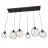 Emibig Suspension Luminaire Nando Acier Noir | Convient pour 6x E27 - Max 15W