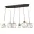 Emibig Suspension Luminaire Nando Acier Noir | Convient pour 6x E27 - Max 15W