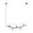 Emibig Suspension Luminaire Ritz Acier Noir | Convient pour 5x E14 - Max 10W