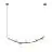 Emibig Suspension Luminaire Ritz Acier Noir | Convient pour 7x E14 - Max 10W