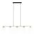 Emibig Suspension Luminaire Allora Acier Noir | Convient pour 5x E14 - Max 10W