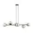 Emibig Suspension Luminaire Rossi Acier Noir | Convient pour 6x E14 - Max 10W