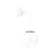 Emibig Applique Murale Ognis Acier Blanc | Convient pour 1x E27 - Max 10W
