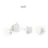 Emibig Suspension Luminaire Idea Acier Blanc | Convient pour 4x E27 - Max 10W