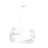 Emibig Suspension Luminaire Vieno Acier Blanc | Convient pour 2x E27 - Max 15W