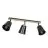 Emibig Plafonnier Atlas Acier Noir | Convient pour 3x E27 - Max 15W