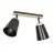 Emibig Plafonnier Atlas Acier Noir | Convient pour 2x E27 - Max 15W