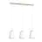 Emibig Suspension Luminaire Bolero Acier Blanc | Convient pour 3x E27 - Max 15W