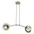 Emibig Suspension Luminaire Skiva Acier Noir | Convient pour 2x E27 - Max 15W