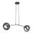 Emibig Suspension Luminaire Euforia Acier Noir | Convient pour 2x E27 - Max 15W
