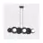 Emibig Suspension Luminaire Model Acier Noir | Convient pour 6x G9 - Max 8W