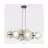Emibig Suspension Luminaire Elementi Acier Brun | Convient pour 6x G9 - Max 8W