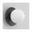 Emibig Applique Murale Americana Acier Noir | Convient pour 1x G9 - Max 8W