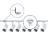 Bright Choice Ensemble complet Rail Monophasé Rail L 1,5 x 1,5 Mètre Blanc | incl. 7x Spot + GU10 2700K 3W Dimmable + Embout, Connecteur d’Alimentation et L -Connecteur