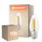 Lot 10x Ledvance Classic LED E27 Bougie Filament Claire 3.4W 470lm - 827 Blanc Très Chaud | Dimmable - Équivalent 40W