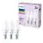 Lot 3x Philips Ampoule LED E14 Bougie Dépolie 5W 470lm - 827 Blanc Très Chaud
