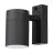 Eglo Applique Murale Medellin 1 Acier Noir | IP44 - Convient pour 1x GU10