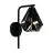 Eglo Applique Murale Carlton 4 Acier Noir Cuivre | IP20 - Convient pour 1x E27 