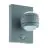 Eglo Applique Murale Sesimba 1 Acier Argent Up & Down 3W 330lm - 830 Blanc Chaud | IP44 - Détecteur de Mouvement et de Lumière