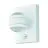 Eglo Applique Murale Sesimba 1 Acier Blanc Up & Down 3W 280lm - 830 Blanc Chaud | IP44 - Détecteur de Mouvement et de Lumière