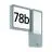 Eglo Applique Murale Cheira Aluminium Argent 2W 300lm - 830 Blanc Chaud | IP44 - Détecteur de Mouvement et de Lumière