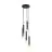 Eglo Suspension Luminaire Corteva Acier Noir | IP20 - Convient pour 5x E27 