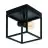 Eglo Plafonnier Silentina Acier Noir | IP20 - Convient pour 1x E27 