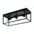 Eglo Plafonnier Silentina Acier Noir | IP20 - Convient pour 3x E27 