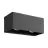 Eglo Applique Murale Lesmo Aluminium Noir 2W 390lm - 830 Blanc Chaud | IP54