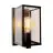 Eglo Applique Murale Budrone Acier Noir | IP44 - Convient pour 1x E27