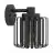 Eglo Applique Murale Selinus Acier Noir | IP65 - Convient pour 1x E27