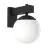 Eglo Applique Murale Bufalata Acier Noir | IP54 - Convient pour 1x E27