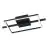 Eglo Plafonnier Amandolo Acier Noir 17W 1900lm - 827-865 Variable Blanc + RGB | Dimmable