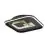 Eglo Mur et Plafonnier Tiriolo Acier Noir Dorée 16.2W 2100lm - 840 Blanc Froid | IP20 