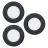 Lot 3x Eglo Encastré Spot Fueva 6 Plastique Noir 11.1W 1350lm - 827-840-865 CCT