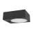 Eglo Applique Murale Darfano Solar Noir 6W 930lm - 840 Blanc Froid | IP54 - Dimmable - Détecteur De Mouvement
