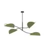 Emibig Plafonnier Lotus Acier Noir | Convient pour 4x E14 - Max 10W
