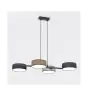 Emibig Suspension Luminaire Drumz Acier Noir | Convient pour 4x E14 - Max 10W