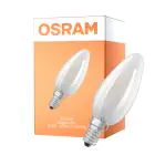 Osram LED Superstar E14 Bougie Filament Dépolie 3.4W 470lm - 940 Blanc Froid | Meilleur Rendu Des Couleurs - Dimmable - Équivalent 40W