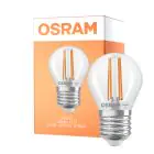 Osram Classic LED E27 Boule Filament Claire 2.2W 470lm - 827 Blanc Très Chaud | Équivalent 40W