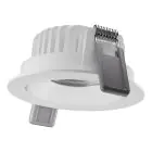 Ledvance Spot LED Adjust Aluminium Blanc 8W 680lm 36D - 930 Blanc Chaud | Diamètre 83mm - IP20 - Meilleur Rendu Des Couleurs - Dimmable