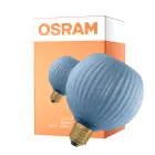 Osram Decor LED Lamp Bleu Verre LED E27 Globe Dépolie 3.5W 300lm - 827 Blanc Très Chaud | Équivalent 25W