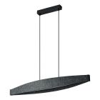 Ledvance Decor Flat Felt Suspension Luminaire Gris 23W 800lm - 830 Blanc Chaud