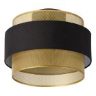 Ledvance Decor Hornet Plafonnier Noir | 300mm - Convient pour E27